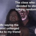 Relatable class meme