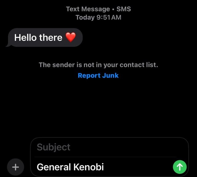 Hello there - meme