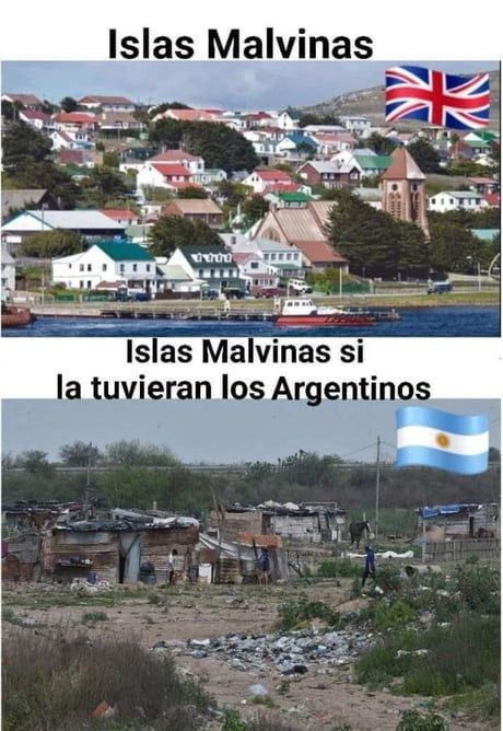 Islas Malvinas si fueran argentinas - meme