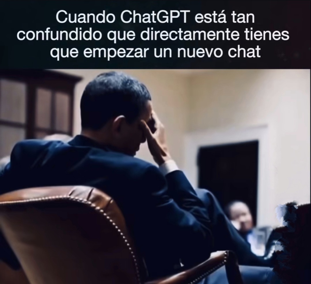 reiniciando chat - meme