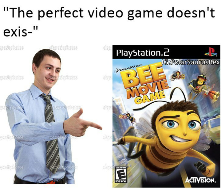 The bee movie game - meme