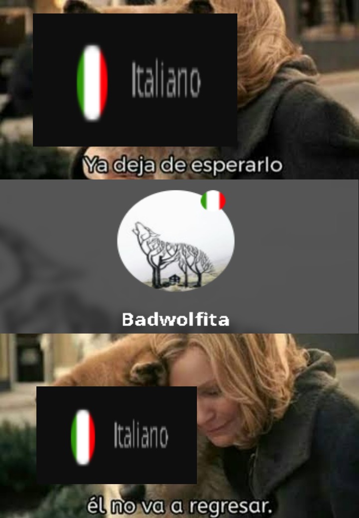 Contexto:User italiano mas famoso en el server italiano de memedroid y que estubo aca desde 2014.