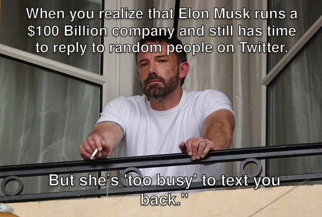 she's too busy to text you back bro.. - meme