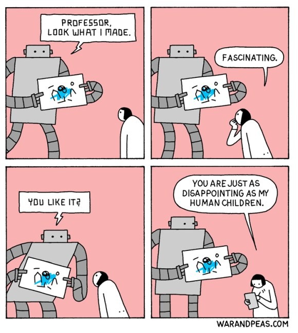 Poor robot - meme