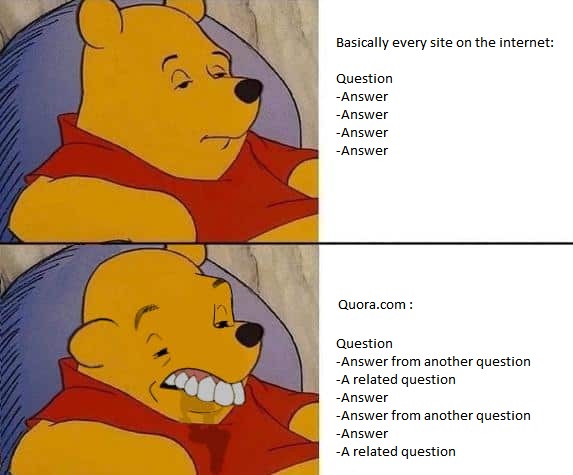Internet questions and Quora - meme