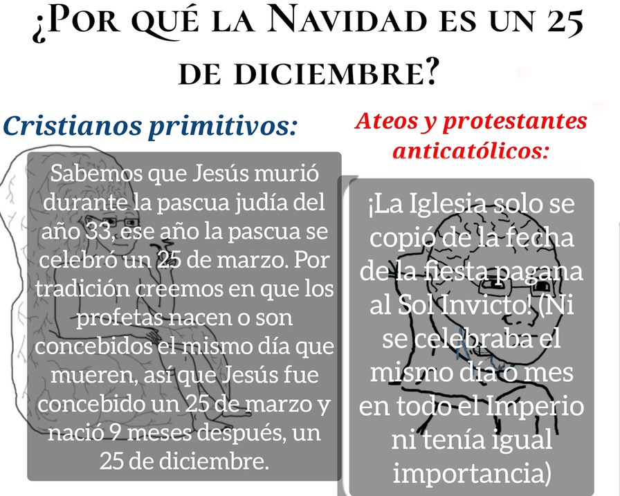 Hay algún que otro error, creo que más bien murió en la vispera de la pascua, pero bueno, se entiende la idea. ☧☩✟Feliz Navidad Nenedroiders✟☩☧ - meme