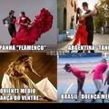 Danças famosas e seus países de origem: