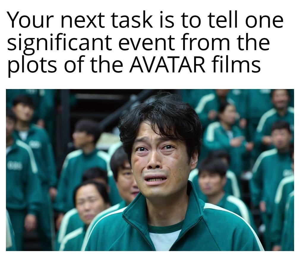 Avatar films - meme