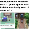 Pokemon 10 years ago