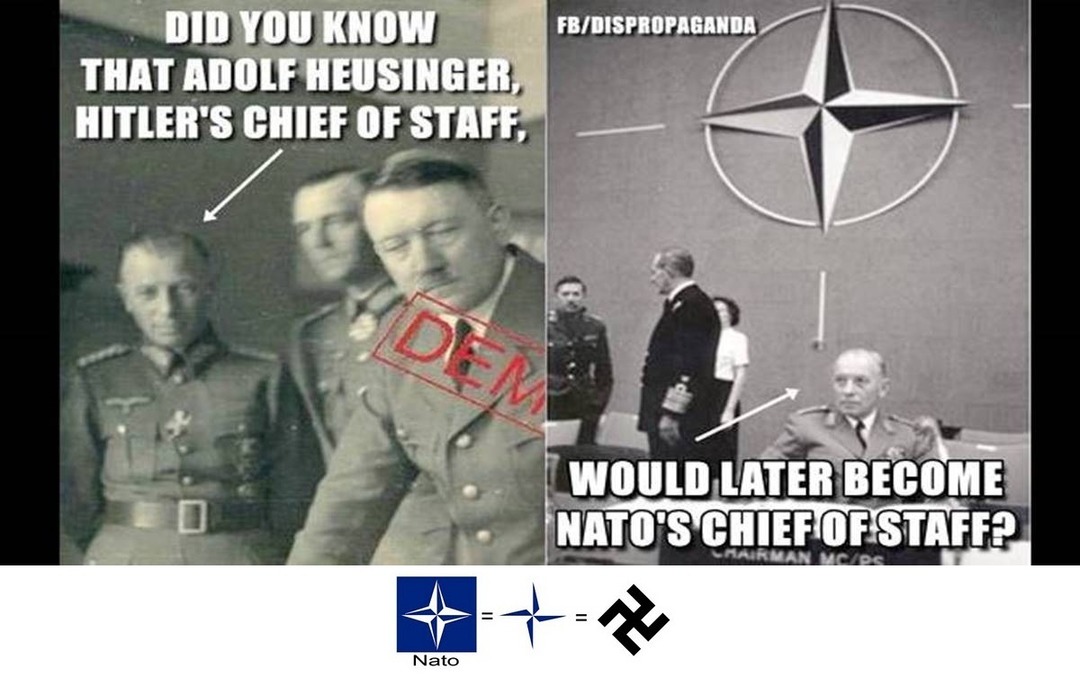 NATOs first chief of staff  - meme