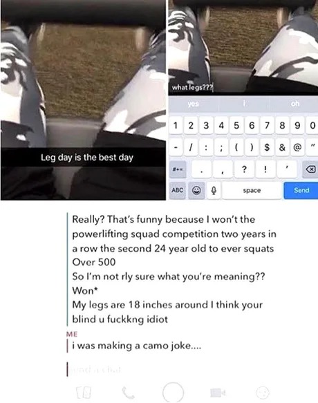 Camo joke - meme