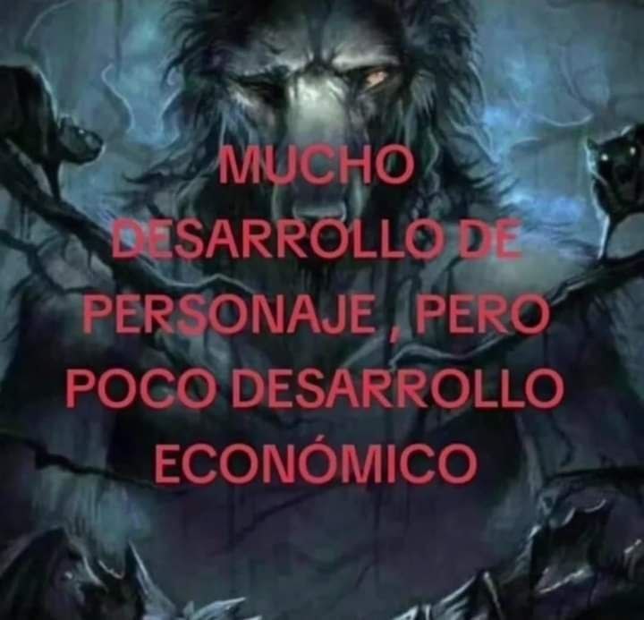 meme de desarrollo de personaje