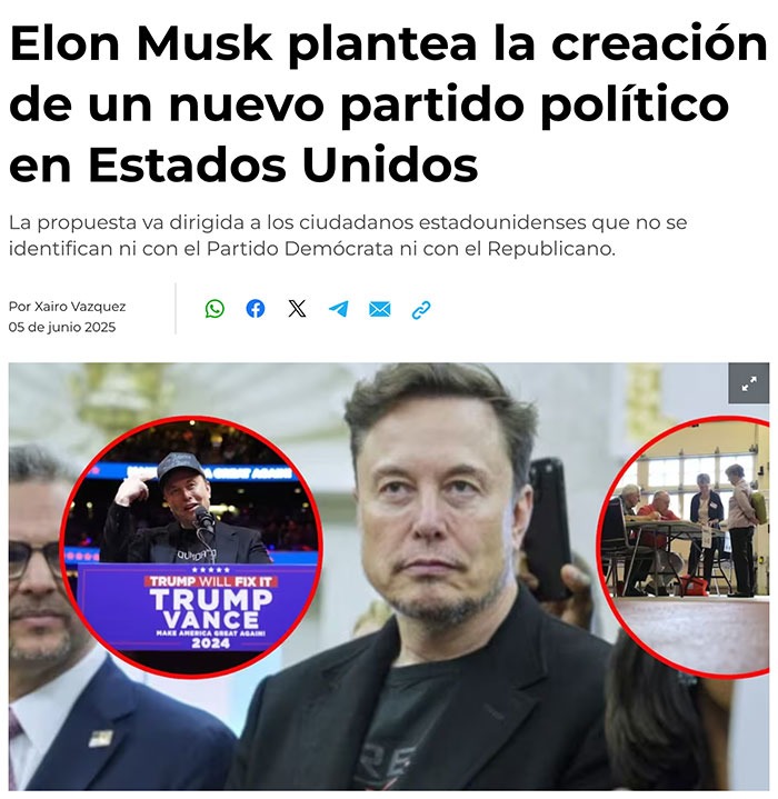 Elon Musk ahora quiere ser político, agárrense - meme