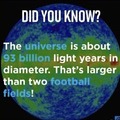 Universe is big
