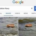 Se imagian una pelea naval contra el navío italiano.