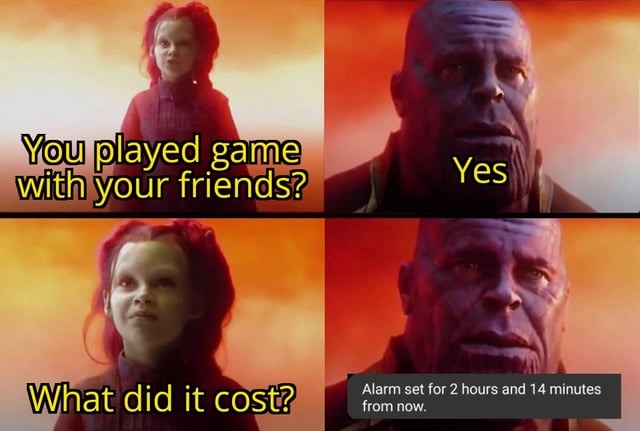 What did It cost - meme