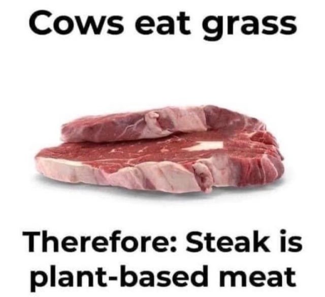 Check mate vegans - meme