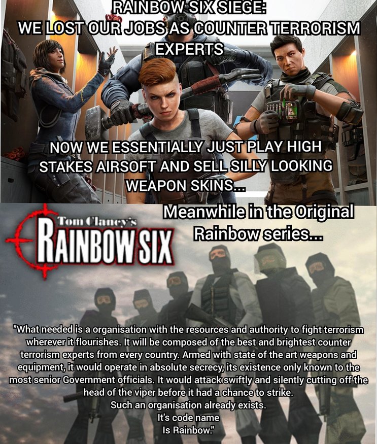 Old Rainbow Six - meme
