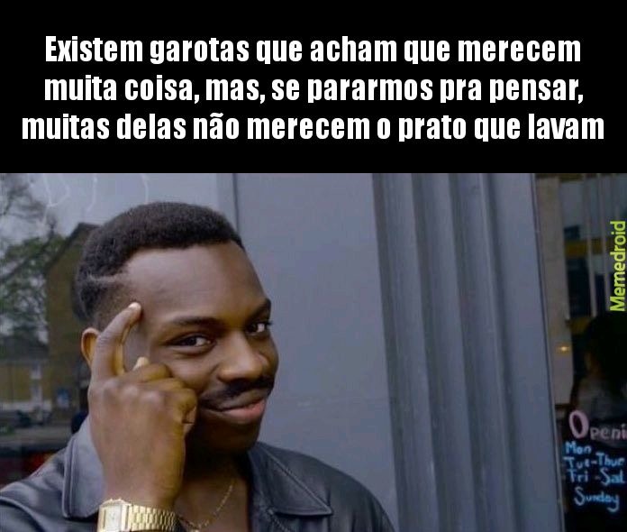é só pensar - meme