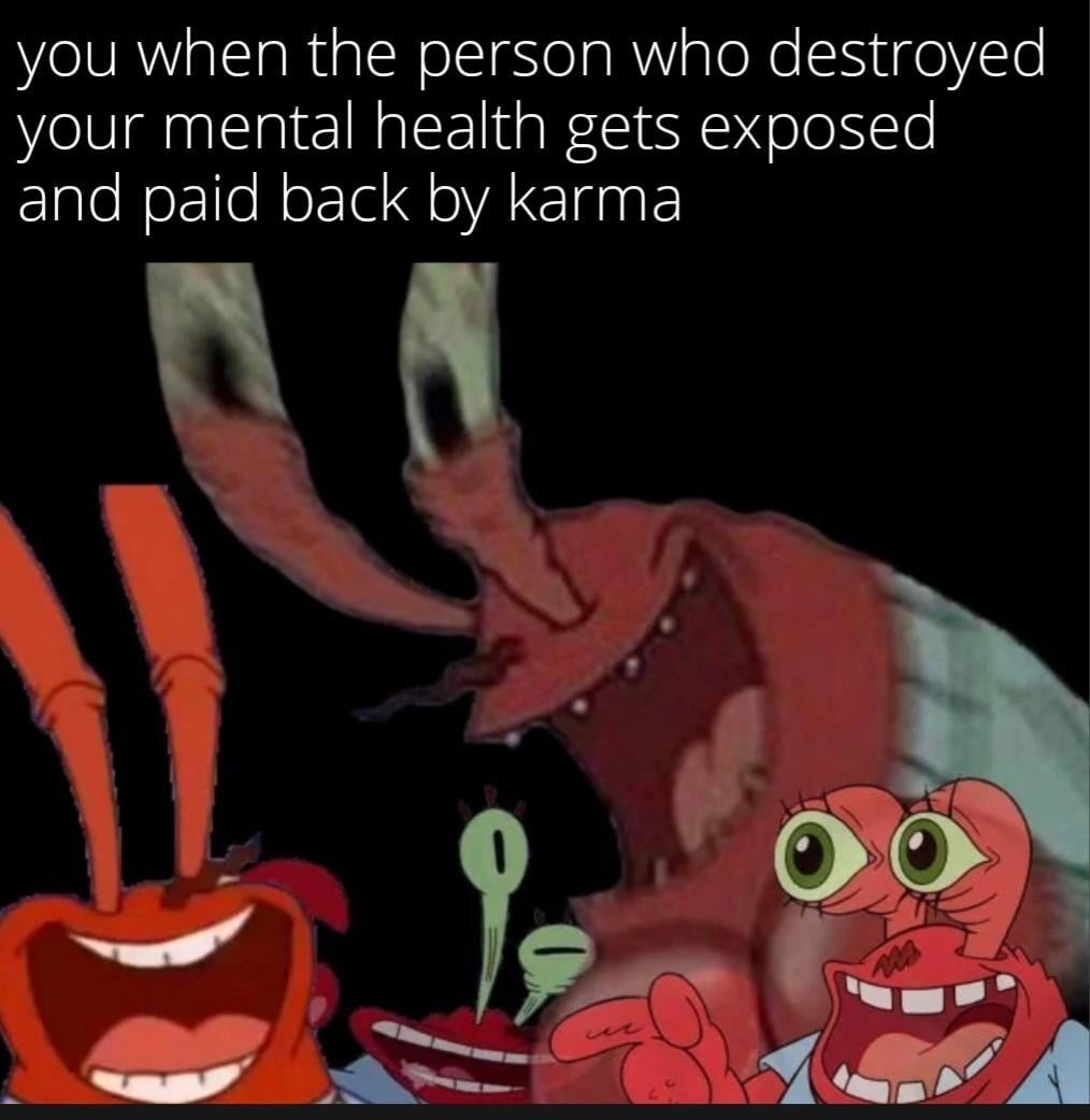 When karma hits your villain arc just right - meme