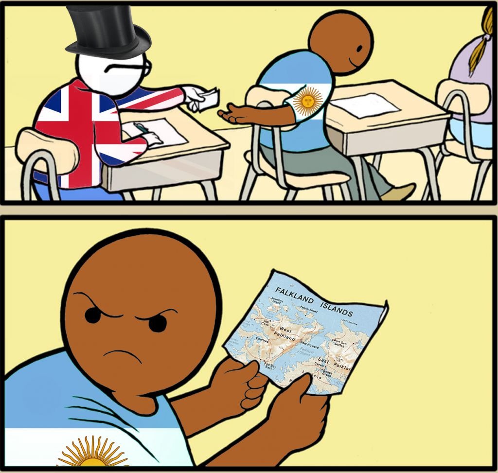 Falklands - meme