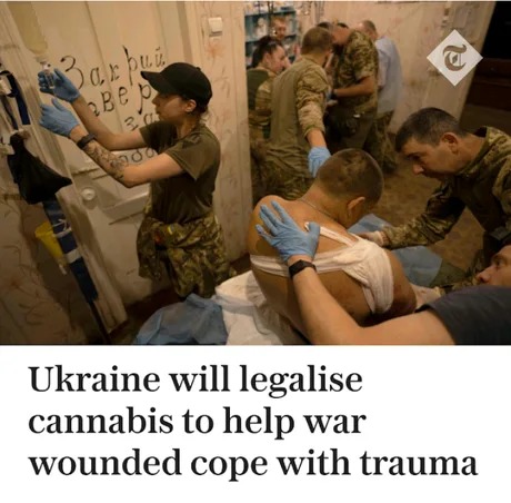 Ukraine will legalise cannabis - meme