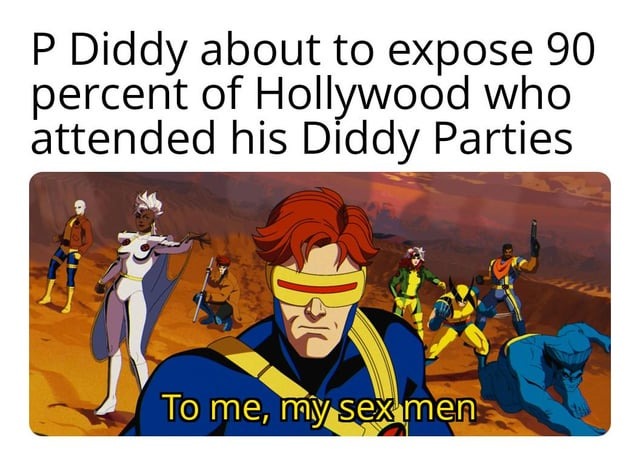 P Diddy exposing Hollywood meme