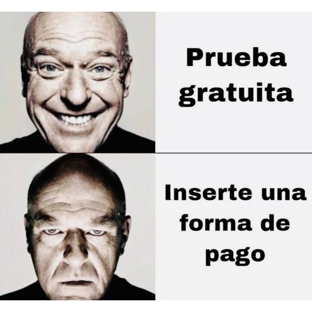 Gratis entre comillas: Inserta tarjeta bro - meme
