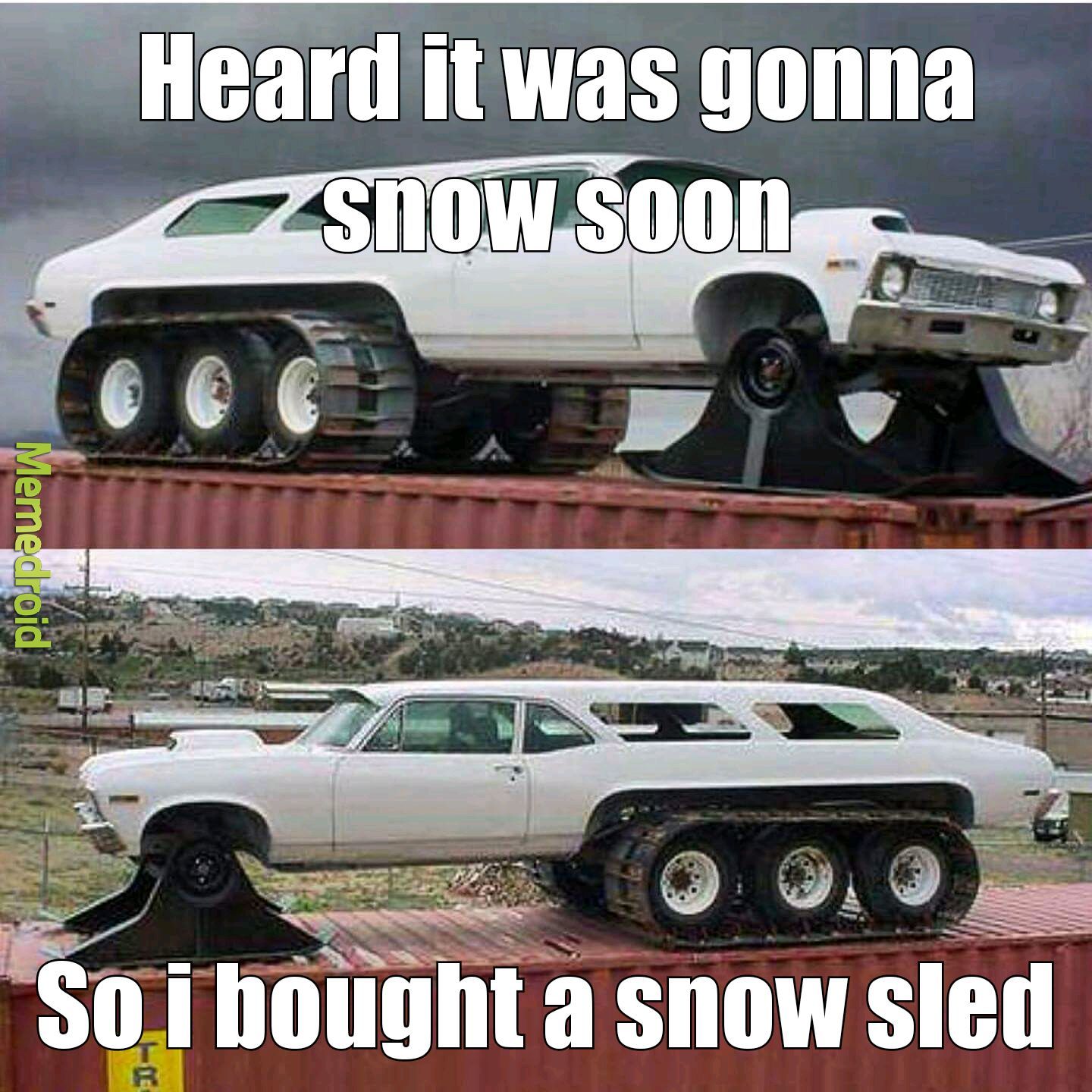 Snow - meme