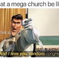 Preaching at a mega church