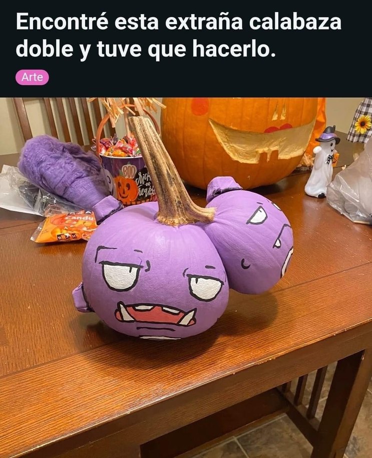 Decoración de calabazas de Halloween estilo Coffin de pokemon - meme
