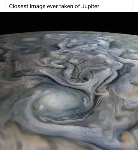 Jupiter looks like this - meme
