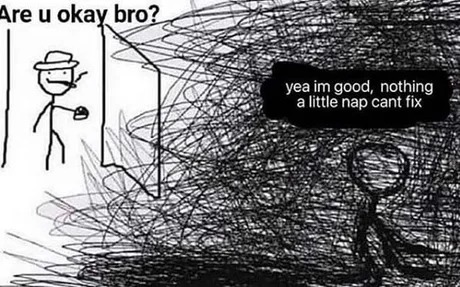 Im good, a nap and im great - meme