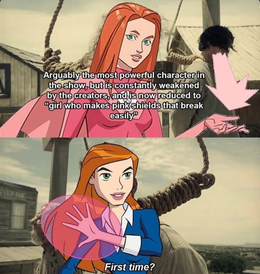 When the strongest character gets reduced to emotional bubblegum - meme