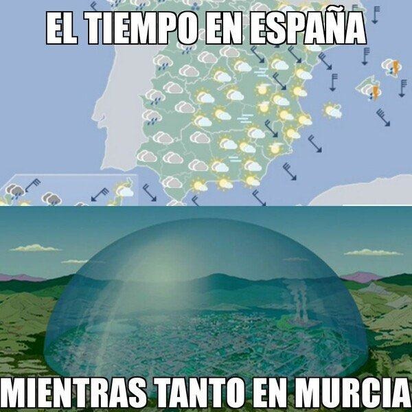 mientras tanto en Murcia... no pregunten, solo admiren - meme