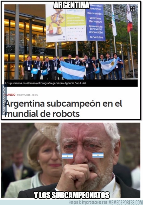 En serio argentina hasta en esto - meme