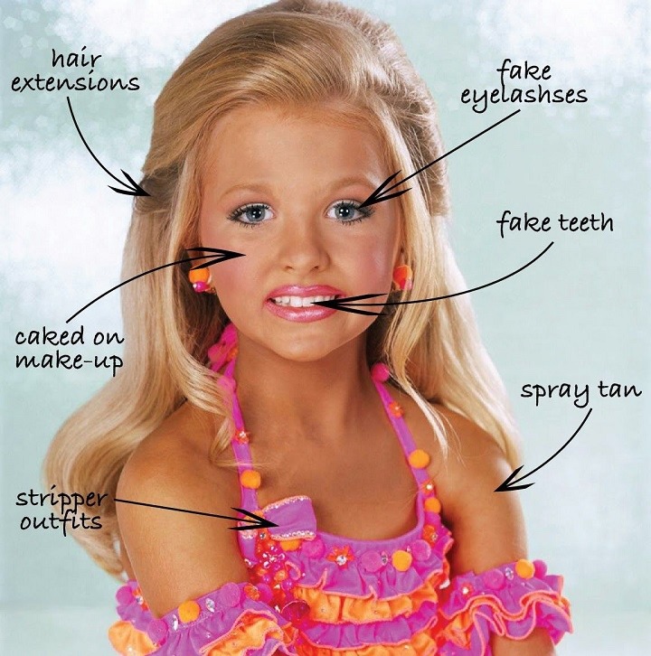 child beauty pageants are child abuse - meme
