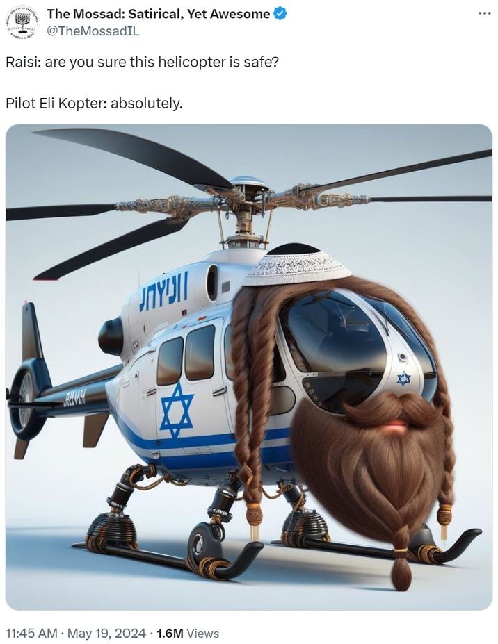 Iranian helicopter meme