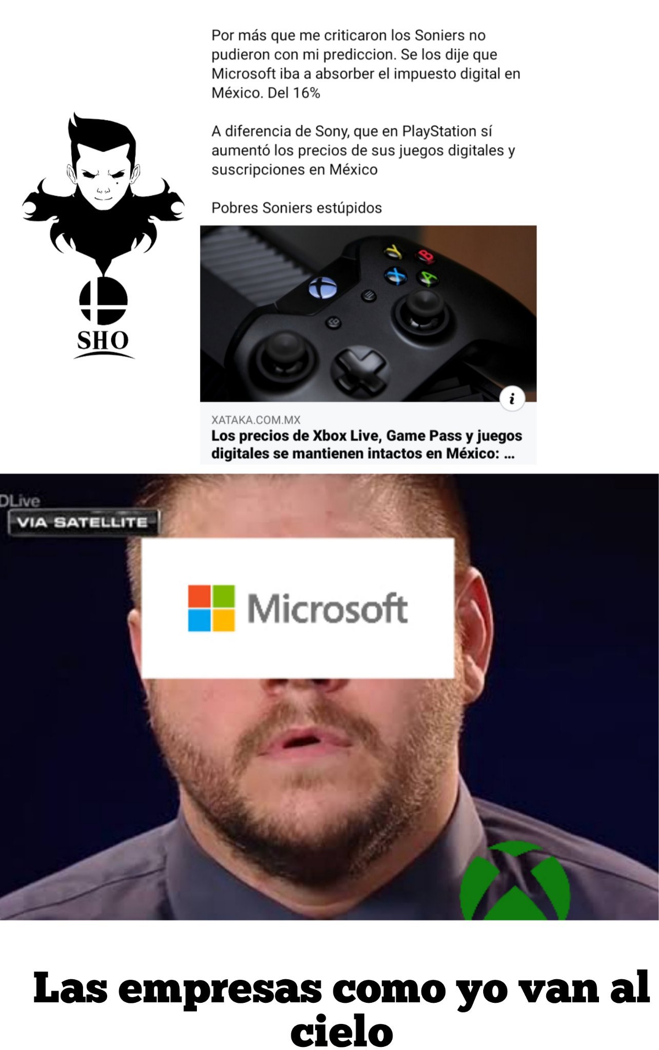 Microsoft rifandose en México x3 - meme