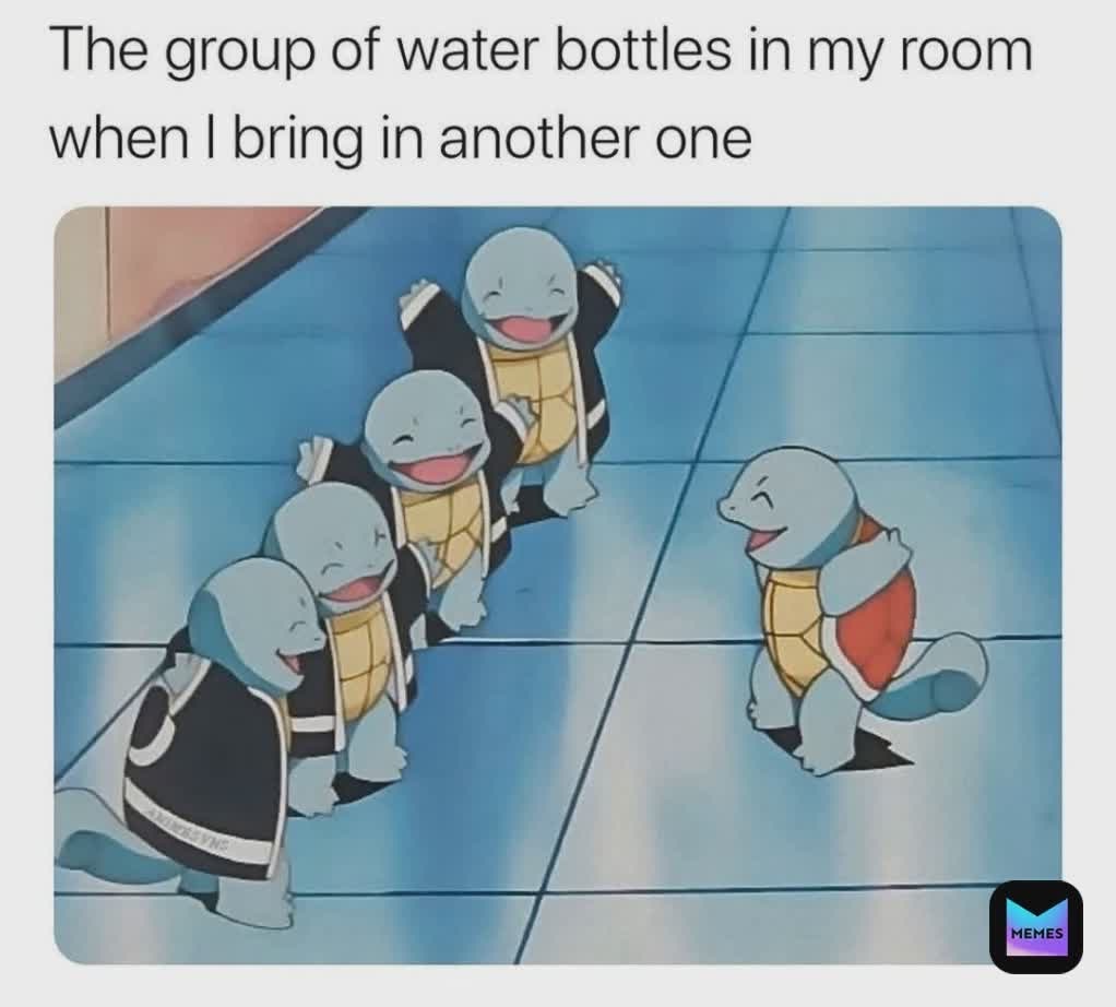 To to be clear squirtle is a water type Pokémon - meme