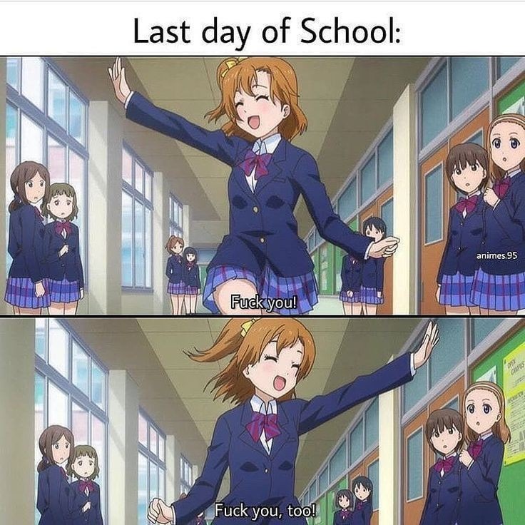 Last day of school - meme