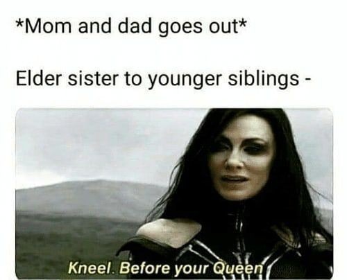 Sibling war - meme