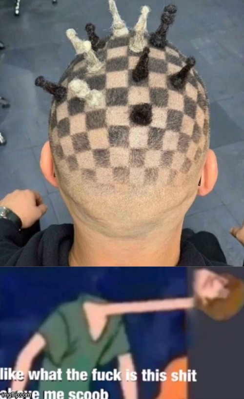 Cursed haircut - meme