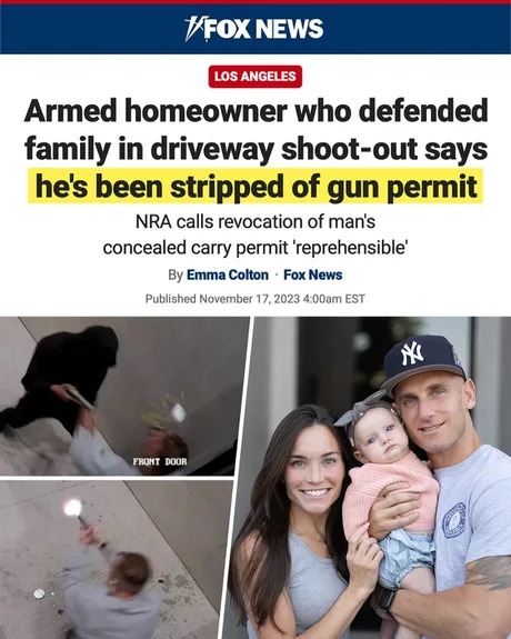 Armed homeowner - meme