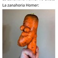 Zanahoria Homer