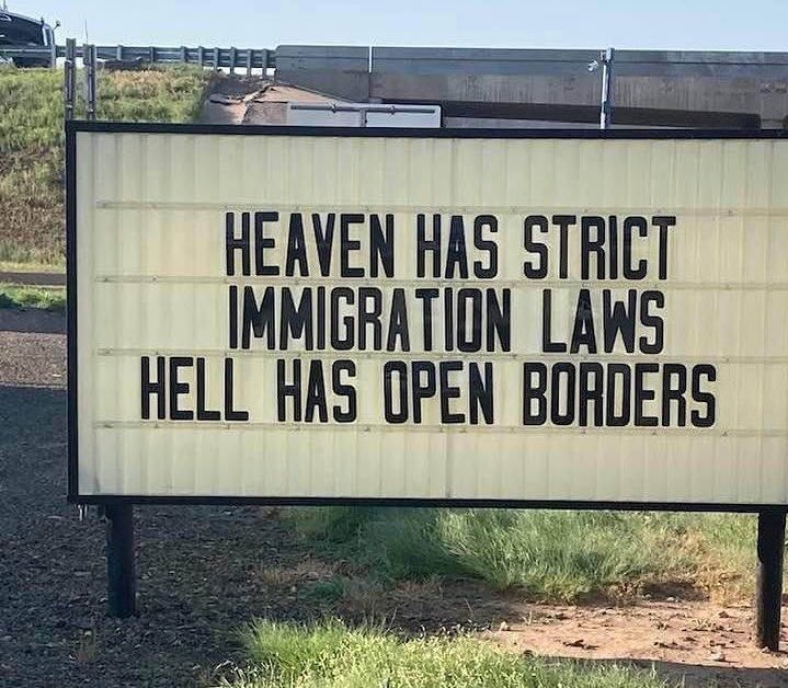 Hell also has open borders - meme