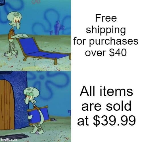 Price strategy - meme