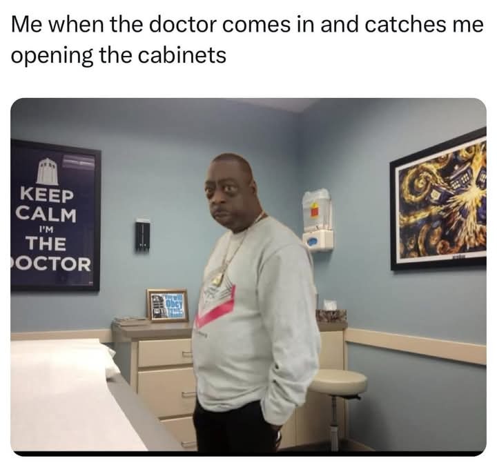 Just hanging around - meme