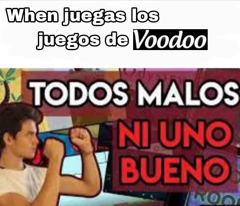 Voodoo mató a la Play Store - meme