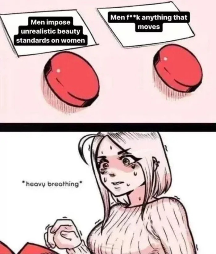 You can't have it both ways - meme